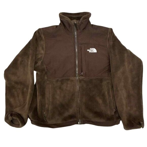 The North Face‎ Women's Brown Fleece Full-Zip Jacket Size S - Picture 1 of 4